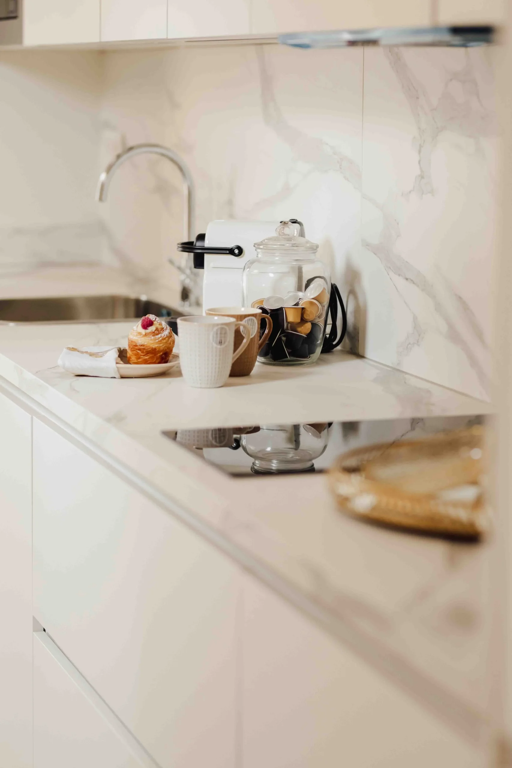 Cocina equipada del Apartamento Langre en Santander