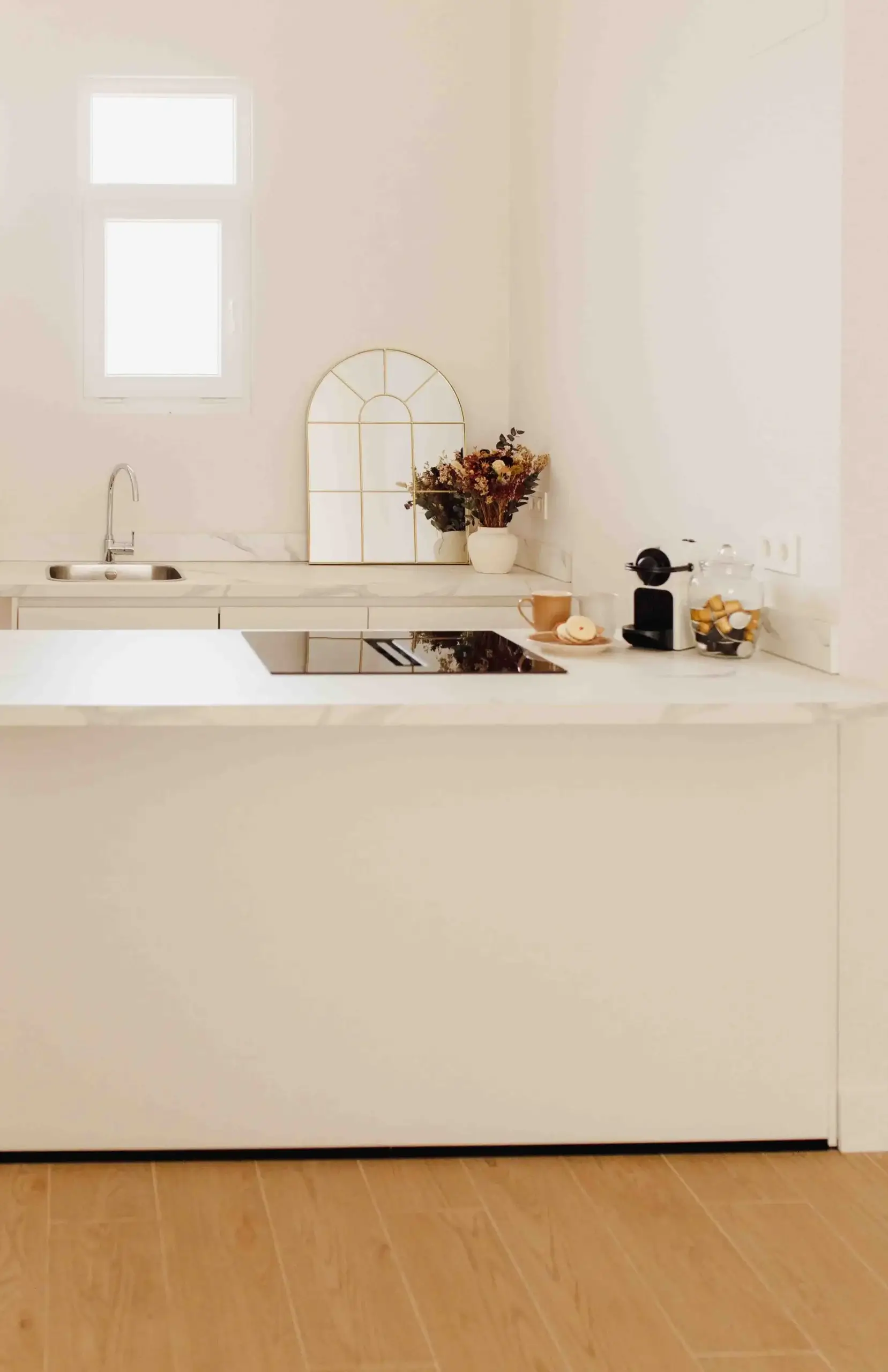Cocina equipada del Apartamento Liencres en Santander