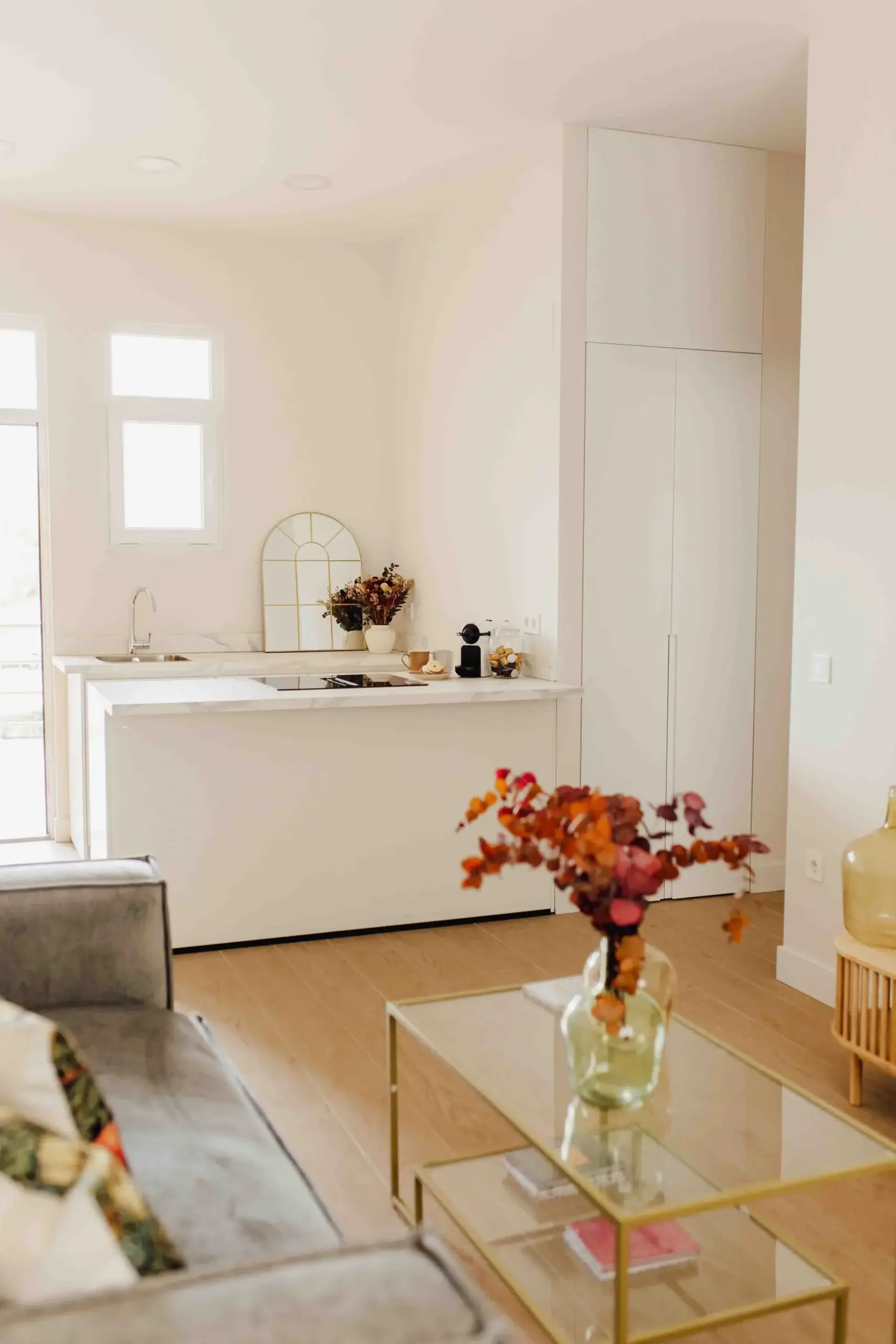 Salón del Apartamento Liencres en Santander con zona de estar