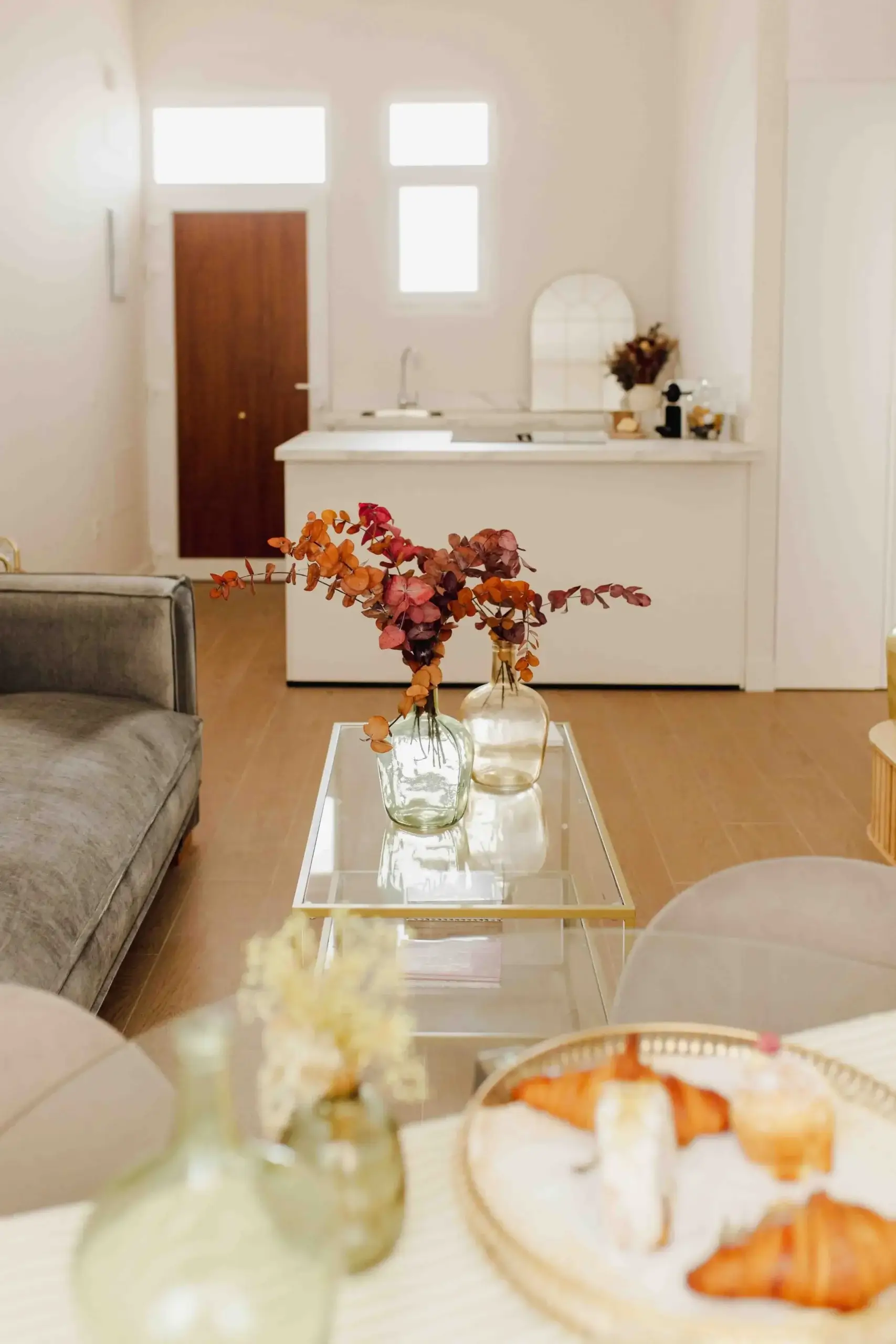 Salón del Apartamento Liencres en Santander con zona de estar