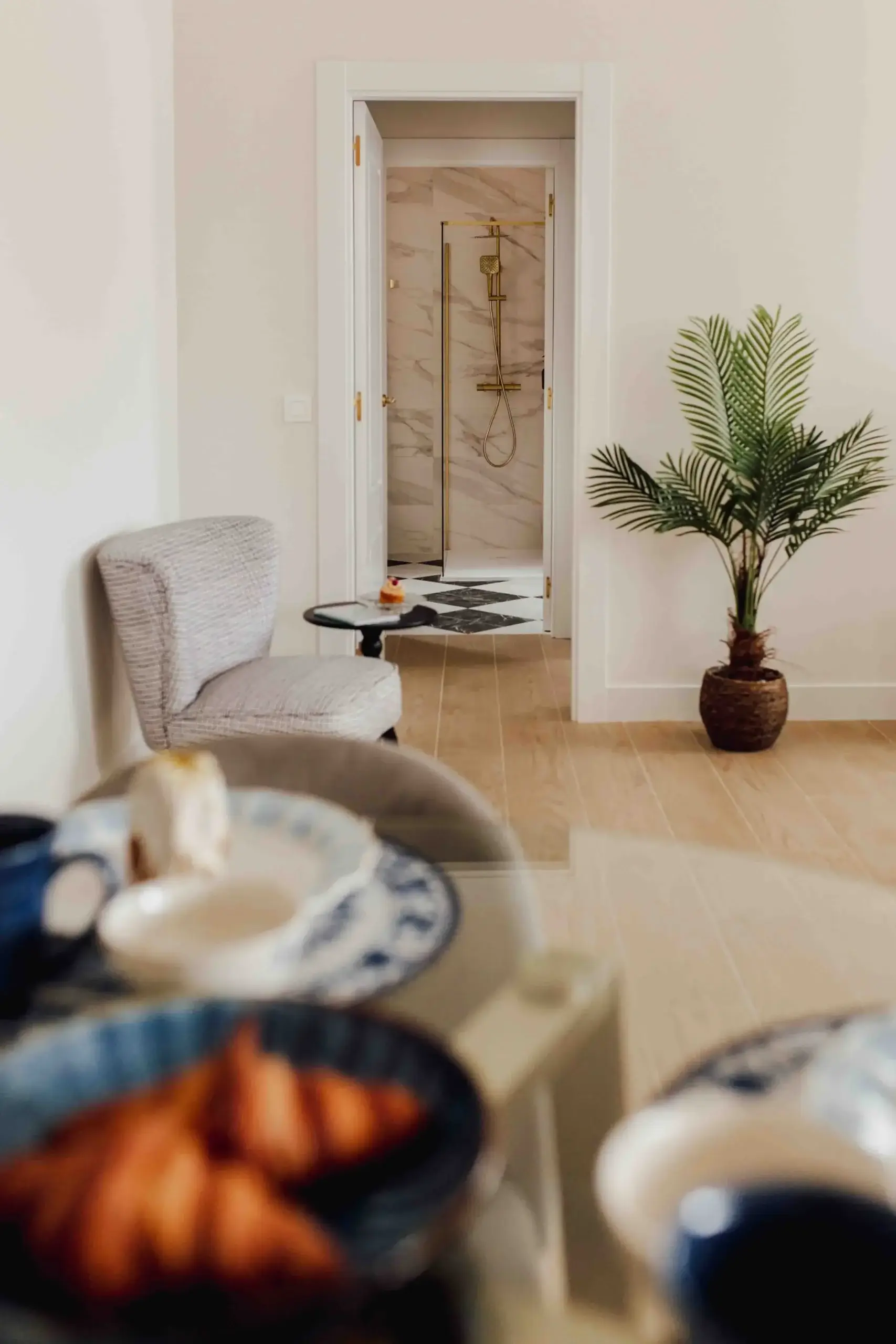 Salón del Apartamento Oyambre en Santander con zona de estar