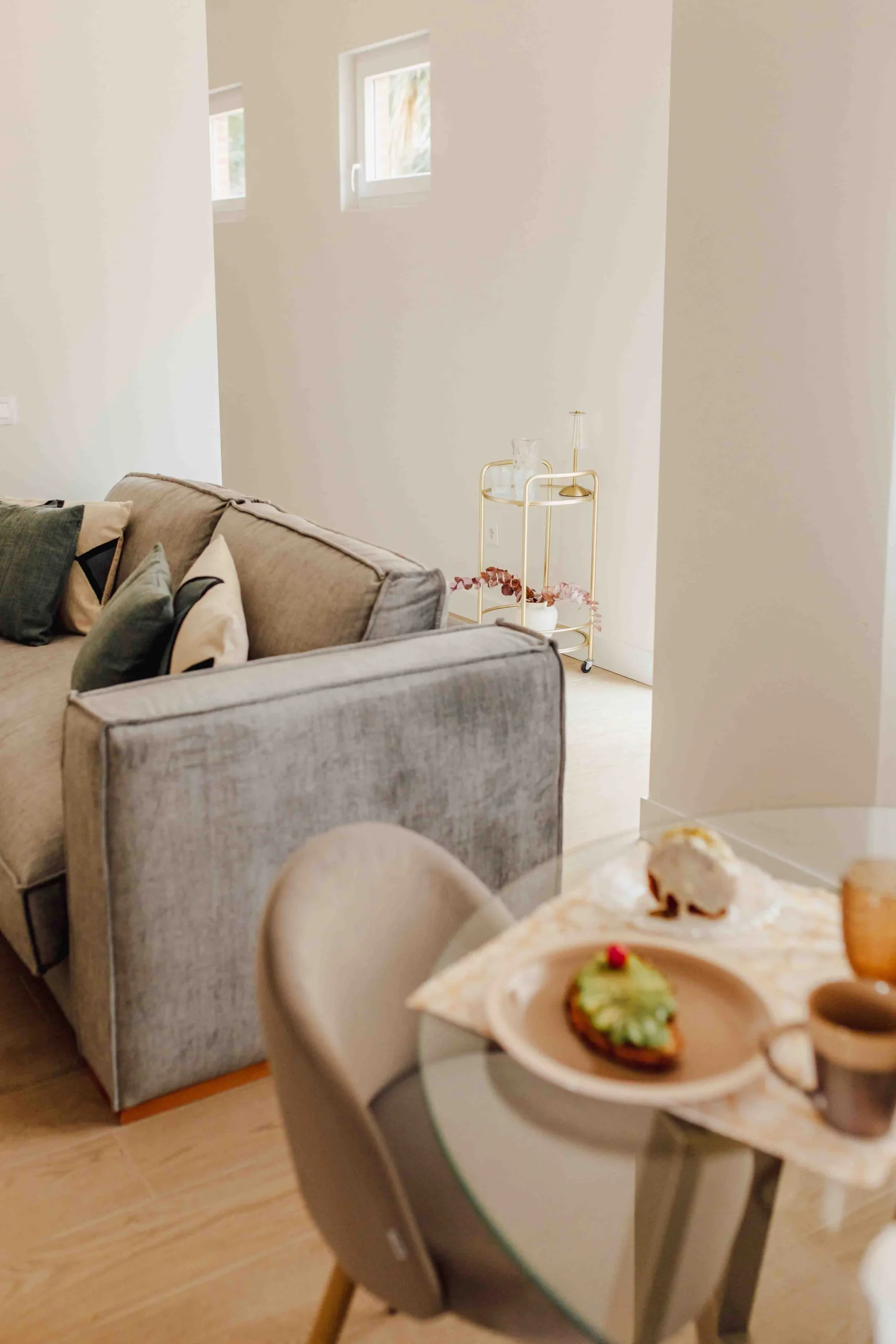 Salón del Apartamento Sardinero en Santander con zona de estar